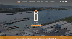 Desktop Screenshot of portwhangarei.com